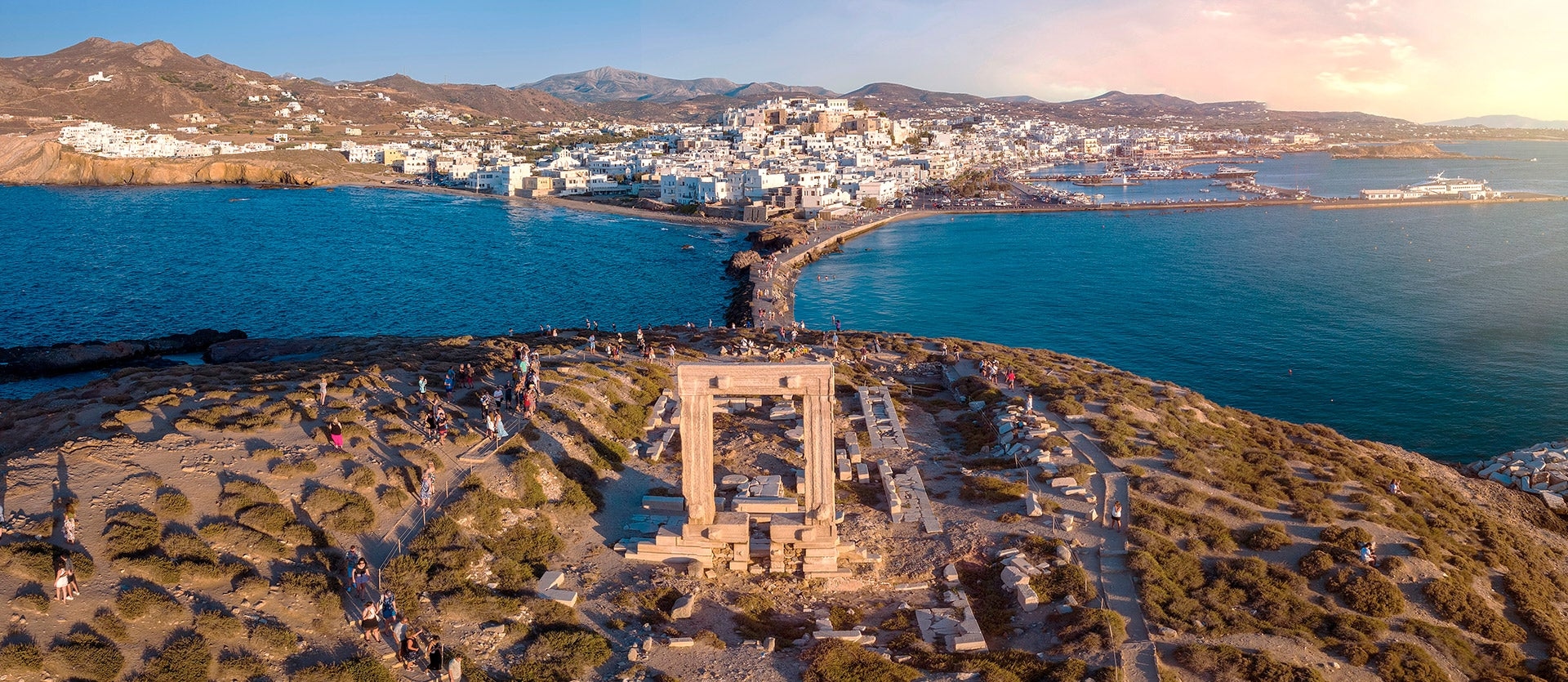 Ancient Ruins, Naxos, Santorini & Crete