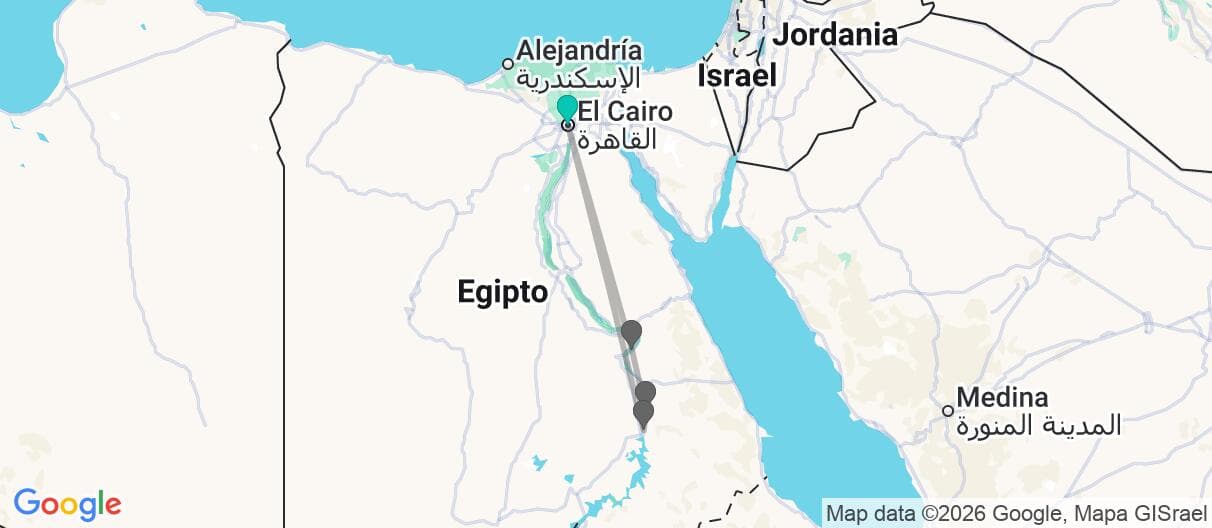 Mapa del viaje