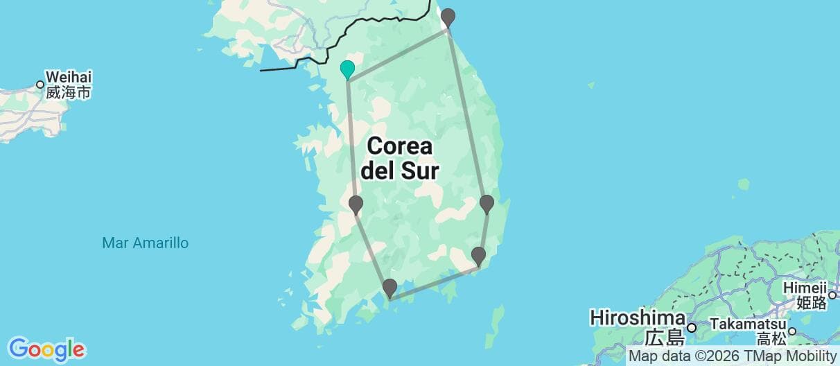 Mapa del viaje