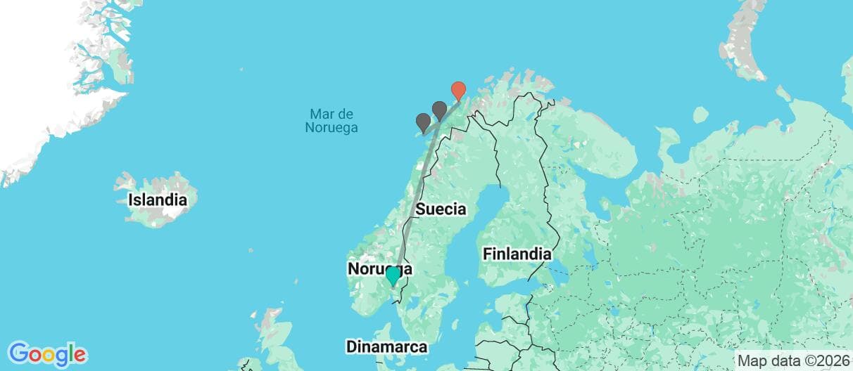 Mapa del viaje
