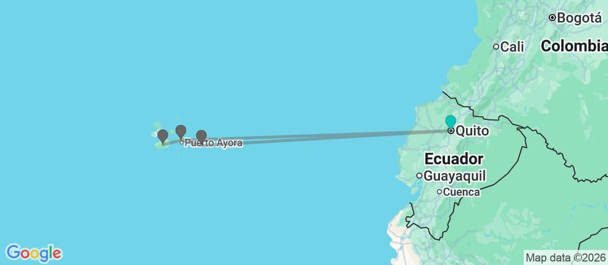 Mapa del viaje