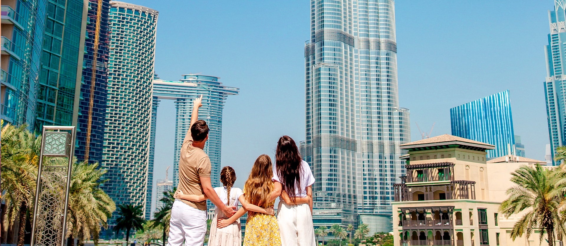 Family: desert, old, & new Dubai