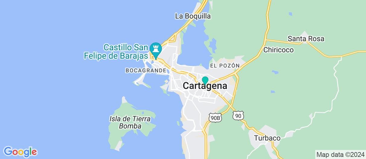 Map of Escapada a Cartagena e Islas del Rosario