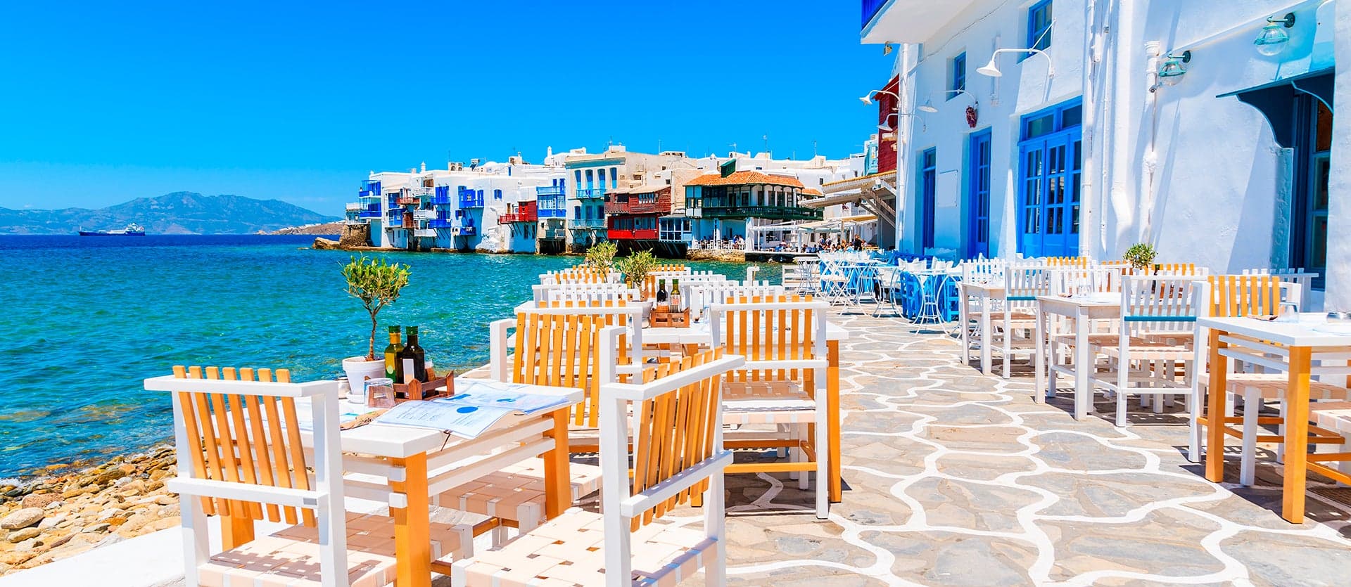 Seaside Taverna <span class="iconos separador"></span> Mykonos